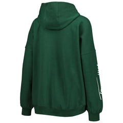 Green Bay Packers Tommy Hilfiger Women's Becca Drop Shoulder Pullover Hoodie - Green - NFL