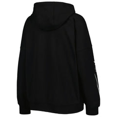 Pittsburgh Steelers Tommy Hilfiger Women's Becca Drop Shoulder Pullover Hoodie - Black - NFL