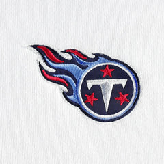 Tennessee Titans DKNY Sport Women's Bobbi Color Blocked Pullover Hoodie - White/Navy - NFL