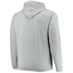 Philadelphia 76ers Big & Tall Heart & Soul Pullover Hoodie Heathered Gray