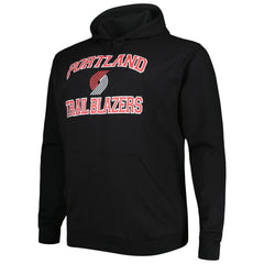 Portland Trail Blazers Big & Tall Heart & Soul Pullover Hoodie Black