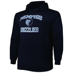 Memphis Grizzlies Big & Tall Heart & Soul Pullover Hoodie Navy