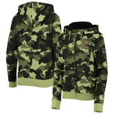 Chicago Cubs New Era Women's 2022 MLB Armed Forces Day Camo Full-Zip Hoodie Online