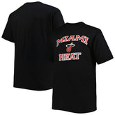 Miami Heat Big & Tall Heart & Soul T-Shirt Black