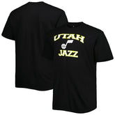 Utah Jazz Big & Tall Heart & Soul T-Shirt Black