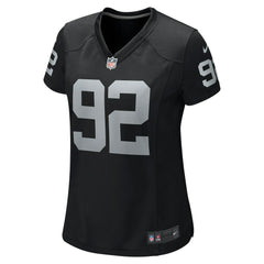 Richard Seymour Las Vegas Raiders Women's Retired Player Game Jersey - Black - Nike