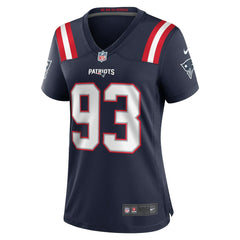 Richard Seymour New England Patriots Women's Retired Player Game Jersey - Navy - Nike