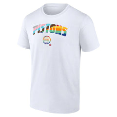 Detroit Pistons Pride T-Shirt White