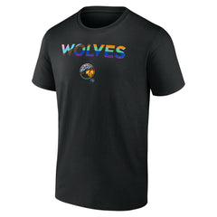Minnesota Timberwolves Pride T-Shirt Black