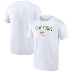 New York Knicks Pride T-Shirt White