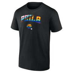 Philadelphia 76ers Pride T-Shirt Black