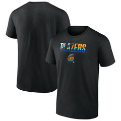 Portland Trail Blazers Pride T-Shirt Black