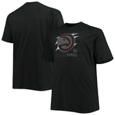 Atlanta Hawks Big & Tall Pop T-Shirt Black