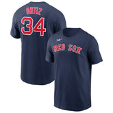 David Ortiz Boston Red Sox Nike Name & Number Logo T-Shirt for sale