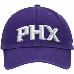 47 brand Phoenix Suns '47 Clean Up Wordmark Adjustable Hat Purple