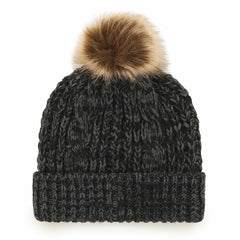47 brand Miami Heat '47 Women's Meeko Cuffed Knit Hat with Pom Black