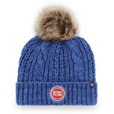 47 brand Detroit Pistons '47 Women's Meeko Cuffed Knit Hat with Pom Royal