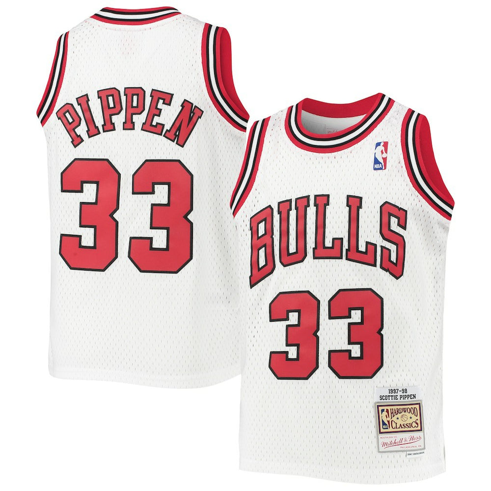 Mitchell & Ness Scottie Pippen Chicago Bulls Youth 1997/98 Hardwood Classics Swingman Jersey White