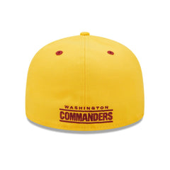 Washington Commanders New Era Flipside 2Tone 59FIFTY Fitted Hat - Gold/Burgundy - NFL