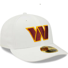 Washington Commanders New Era Omaha Low Profile 59FIFTY Fitted Hat - White - NFL