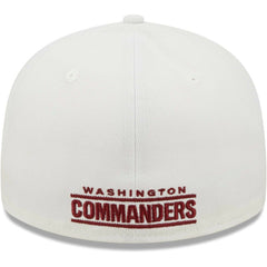 Washington Commanders New Era Omaha Low Profile 59FIFTY Fitted Hat - White - NFL