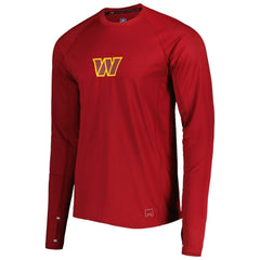 Washington Commanders MSX by Michael Strahan Interval Long Sleeve Raglan T-Shirt - Burgundy - NFL