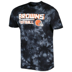 Cleveland Browns MSX by Michael Strahan Recovery Tie-Dye T-Shirt - Black - NFL