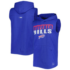 Buffalo Bills MSX by Michael Strahan Relay Sleeveless Pullover Hoodie - Royal - NFL