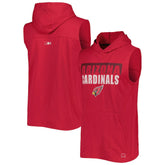 Arizona Cardinals MSX by Michael Strahan Relay Sleeveless Pullover Hoodie - Cardinal - NFL