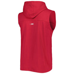 Arizona Cardinals MSX by Michael Strahan Relay Sleeveless Pullover Hoodie - Cardinal - NFL