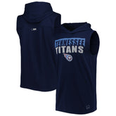 Tennessee Titans MSX by Michael Strahan Relay Sleeveless Pullover Hoodie - Navy - NFL