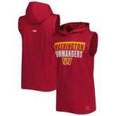 Washington Commanders MSX by Michael Strahan Relay Sleeveless Pullover Hoodie - Burgundy - NFL