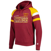 Washington Commanders Starter Draft Fleece Raglan Pullover Hoodie - Burgundy - NFL