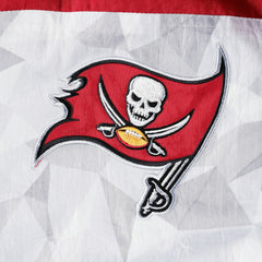 Tampa Bay Buccaneers Starter Thursday Night Gridiron Raglan Half-Zip Hooded Jacket - White/Red - NFL