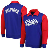 Buffalo Bills Tommy Hilfiger Aiden Quarter-Zip Sweatshirt - Royal/Red - NFL