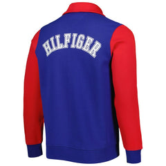 Buffalo Bills Tommy Hilfiger Aiden Quarter-Zip Sweatshirt - Royal/Red - NFL