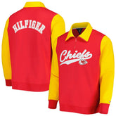 Kansas City Chiefs Tommy Hilfiger Aiden Quarter-Zip Sweatshirt - Red/Gold - NFL