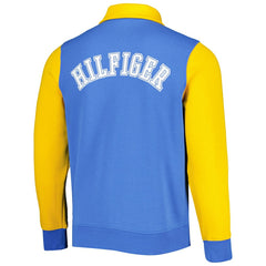 Los Angeles Chargers Tommy Hilfiger Aiden Quarter-Zip Sweatshirt - Powder Blue/Gold - NFL
