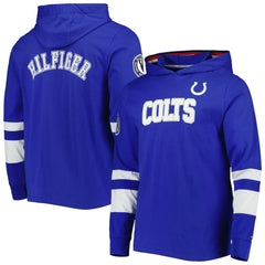 Indianapolis Colts Tommy Hilfiger Alex Long Sleeve Hoodie T-Shirt - Royal/White - NFL