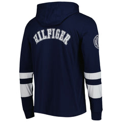 Tennessee Titans Tommy Hilfiger Alex Long Sleeve Hoodie T-Shirt - Navy/White - NFL