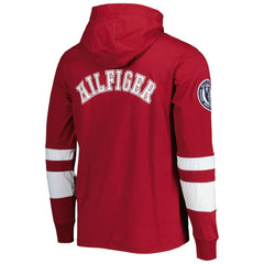 Washington Commanders Tommy Hilfiger Alex Long Sleeve Hoodie T-Shirt - Burgundy/White - NFL