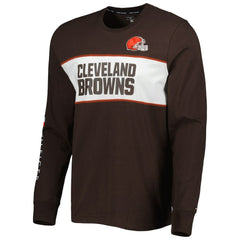Cleveland Browns Tommy Hilfiger Peter Team Long Sleeve T-Shirt - Brown - NFL