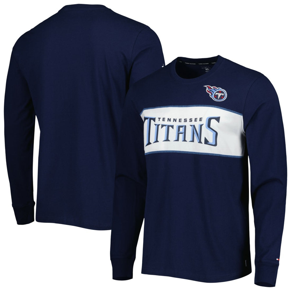 Tennessee Titans Tommy Hilfiger Peter Team Long Sleeve T-Shirt - Navy - NFL