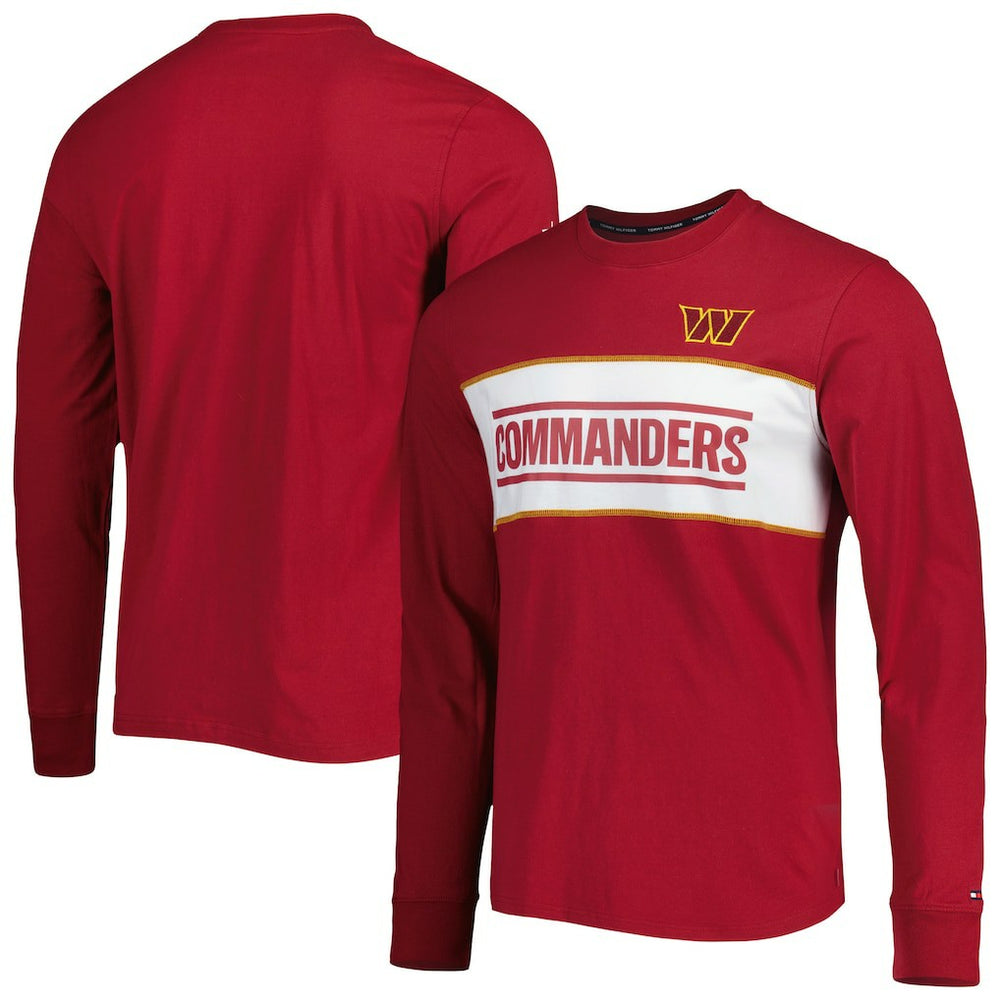 Washington Commanders Tommy Hilfiger Peter Team Long Sleeve T-Shirt - Burgundy - NFL
