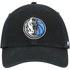 47 brand Dallas Mavericks '47 Core Logo Clean Up Adjustable Hat Black