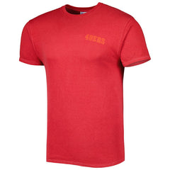 San Francisco 49ers '47 Fast Track Tonal Highlight T-Shirt - Scarlet - 47 brand