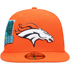 Denver Broncos New Era Stateview 59FIFTY Fitted Hat - Orange - NFL