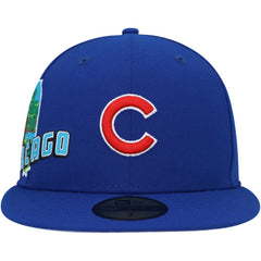 Chicago Cubs New Era Stateview 59FIFTY Fitted Hat for sale