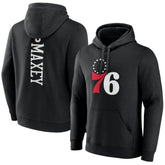 Tyrese Maxey Philadelphia 76ers Playmaker Pullover Hoodie Black