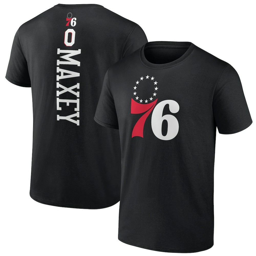 Tyrese Maxey Philadelphia 76ers Playmaker T-Shirt Black